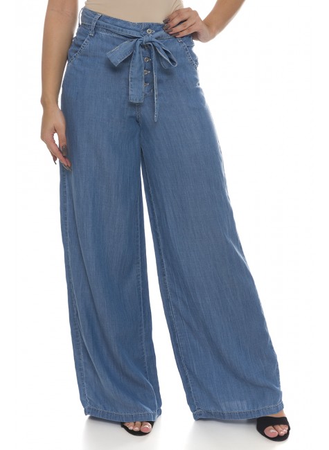 calça jeans feminina tecido leve